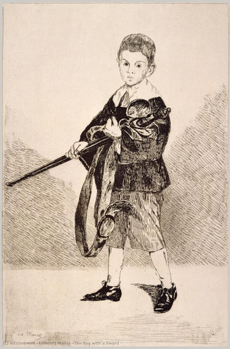 The Boy With A Sword — Édouard Manet