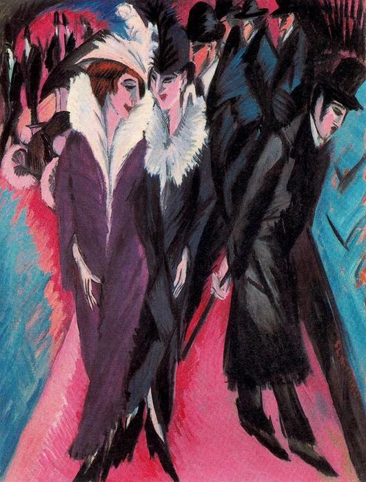 Berliner Straßenszene — Ernst Ludwig Kirchner