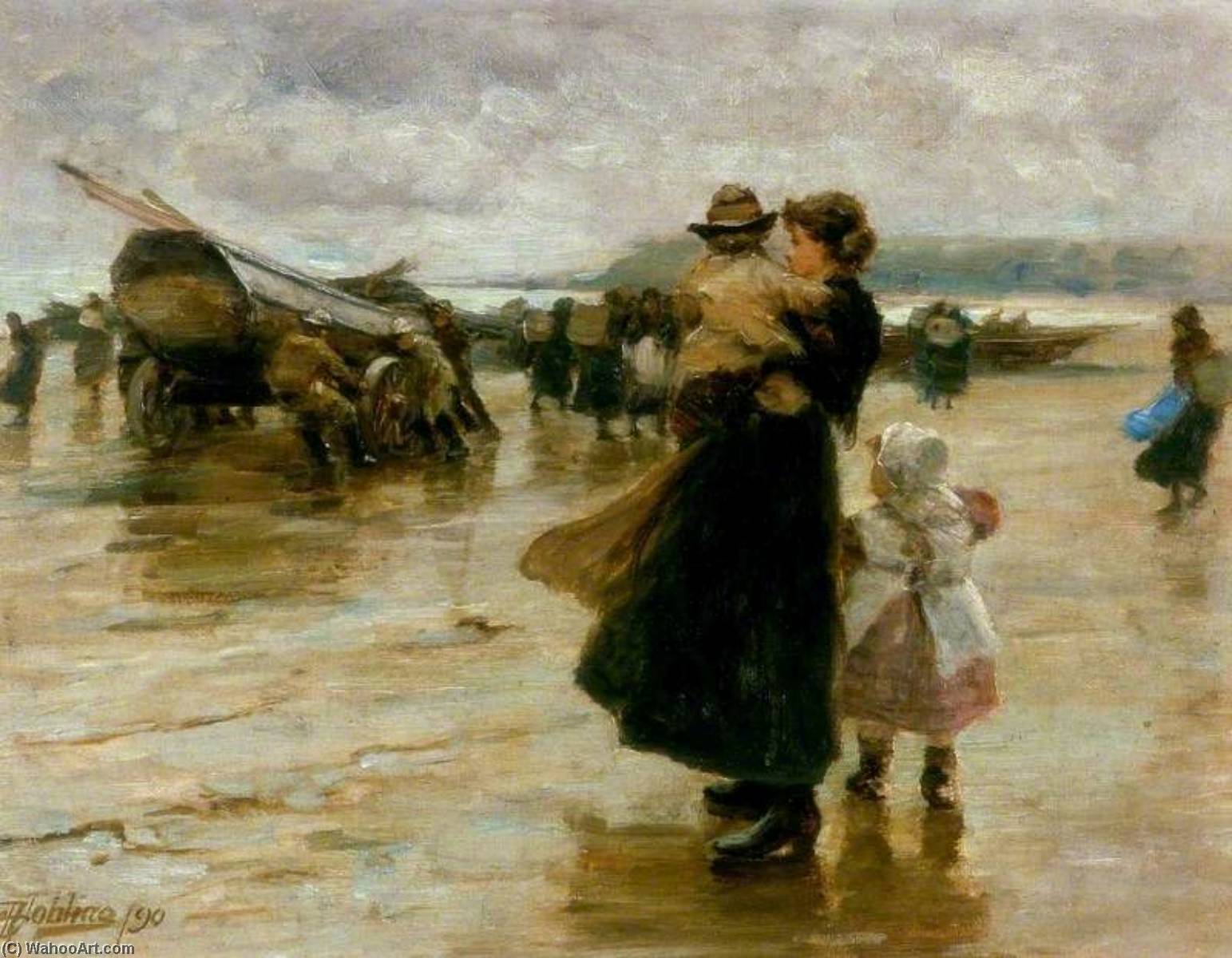 Hauling The Boats — Robert Jobling
