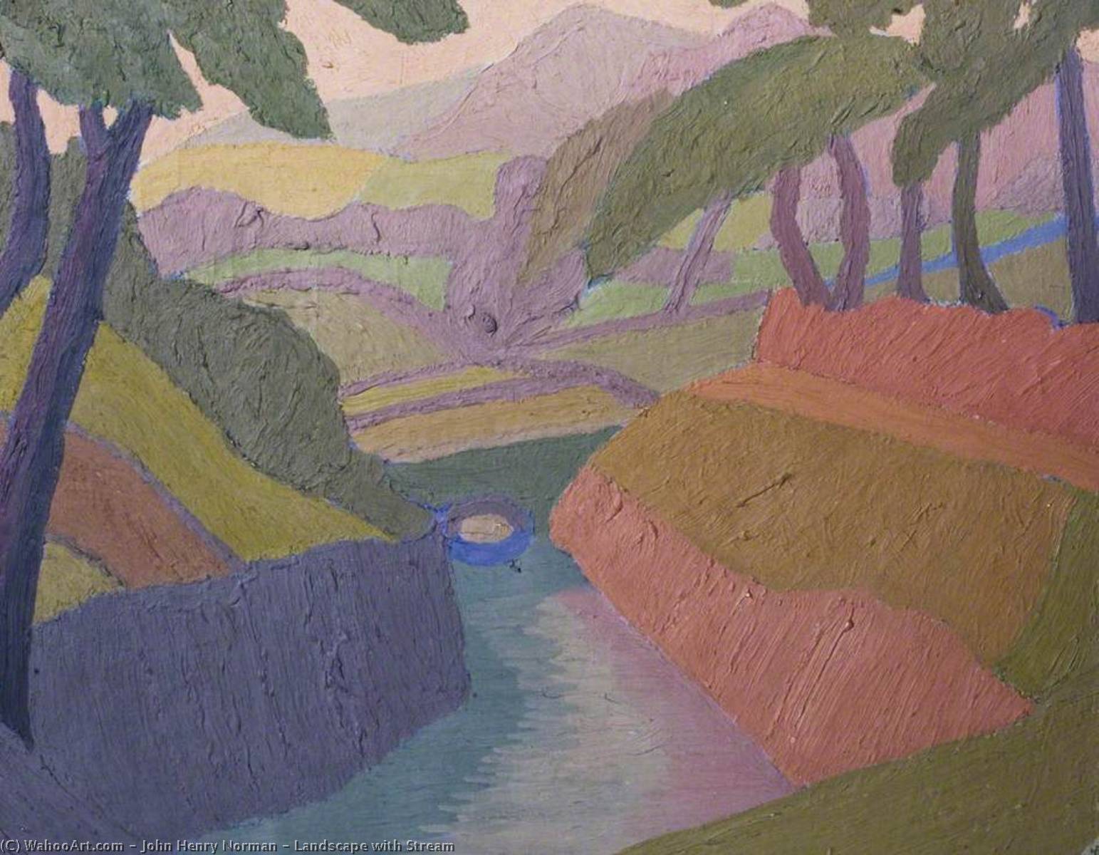 Landscape With Stream — John Henry Norman