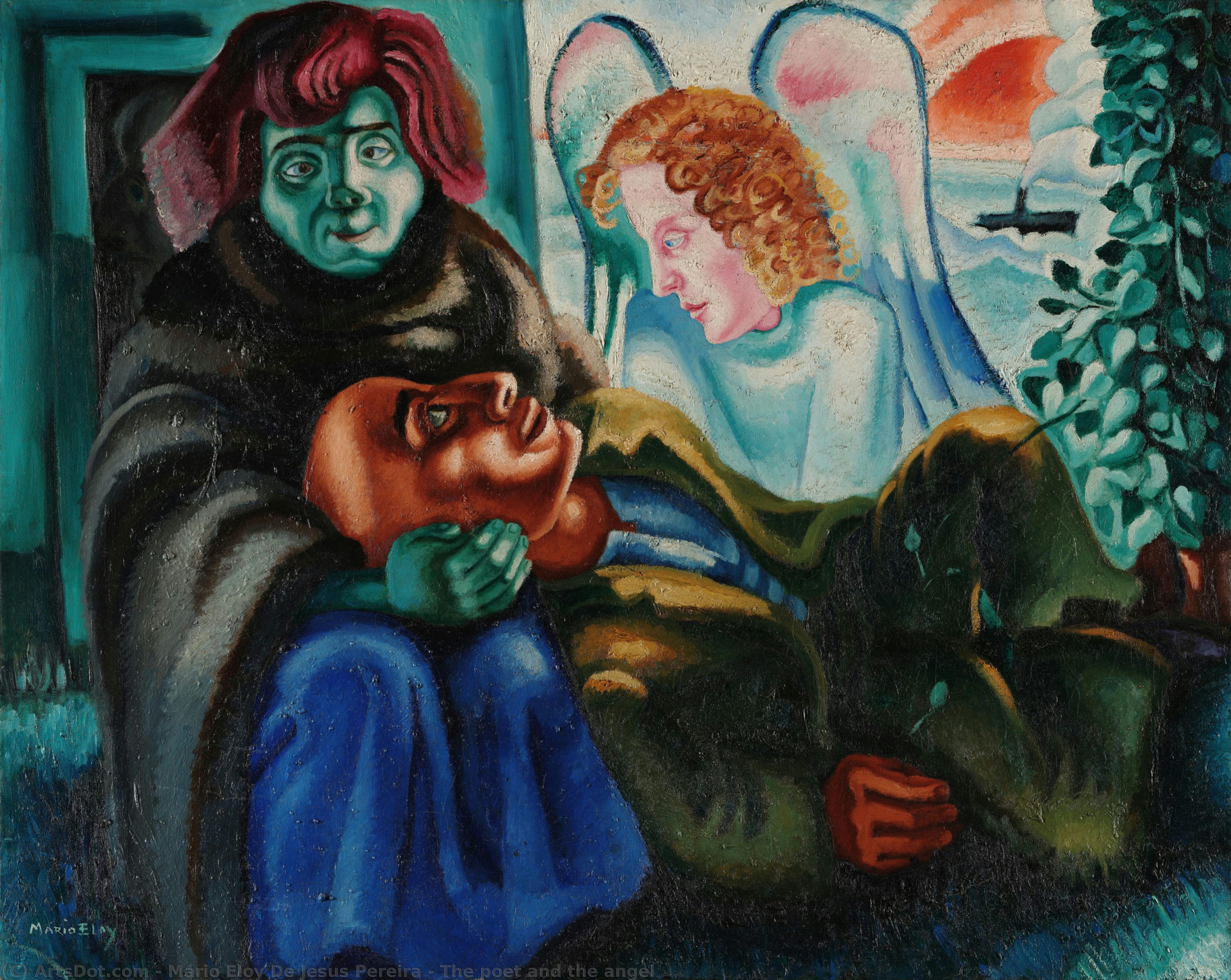 The Poet And The Angel — Mário Eloy De Jesus Pereira