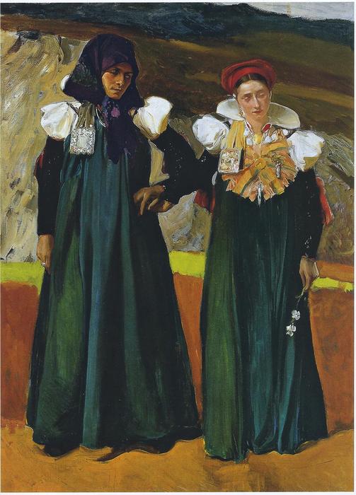 Types From The Anso Valley — Joaquín Sorolla Y Bastida