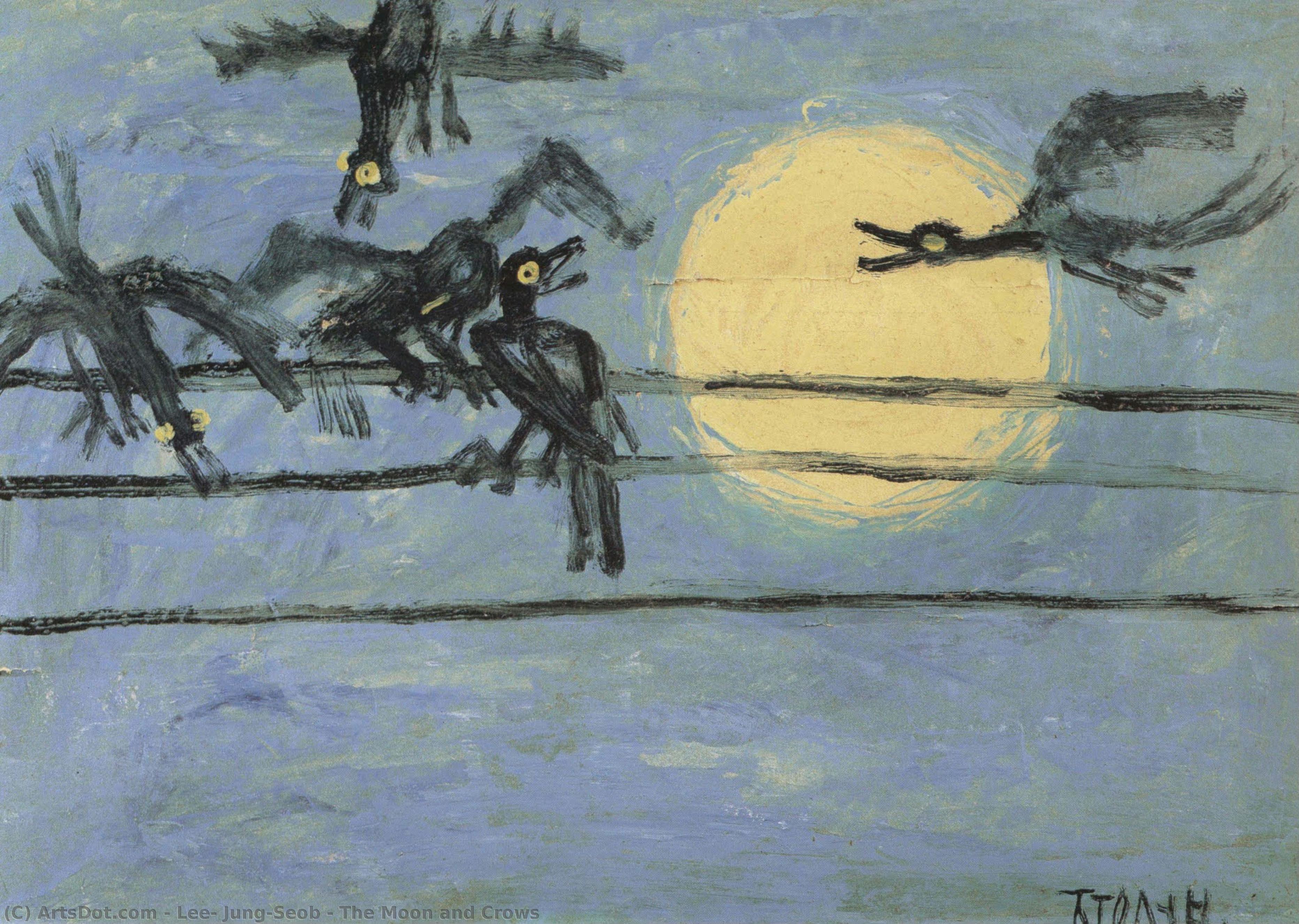 The Moon And Crows — Li Džung-seob