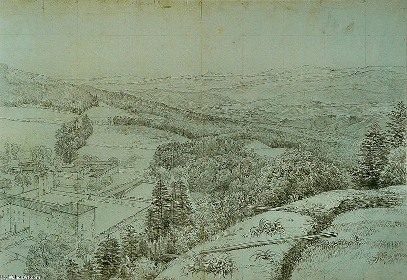 The Valley Of The Arno — Louis Gauffier