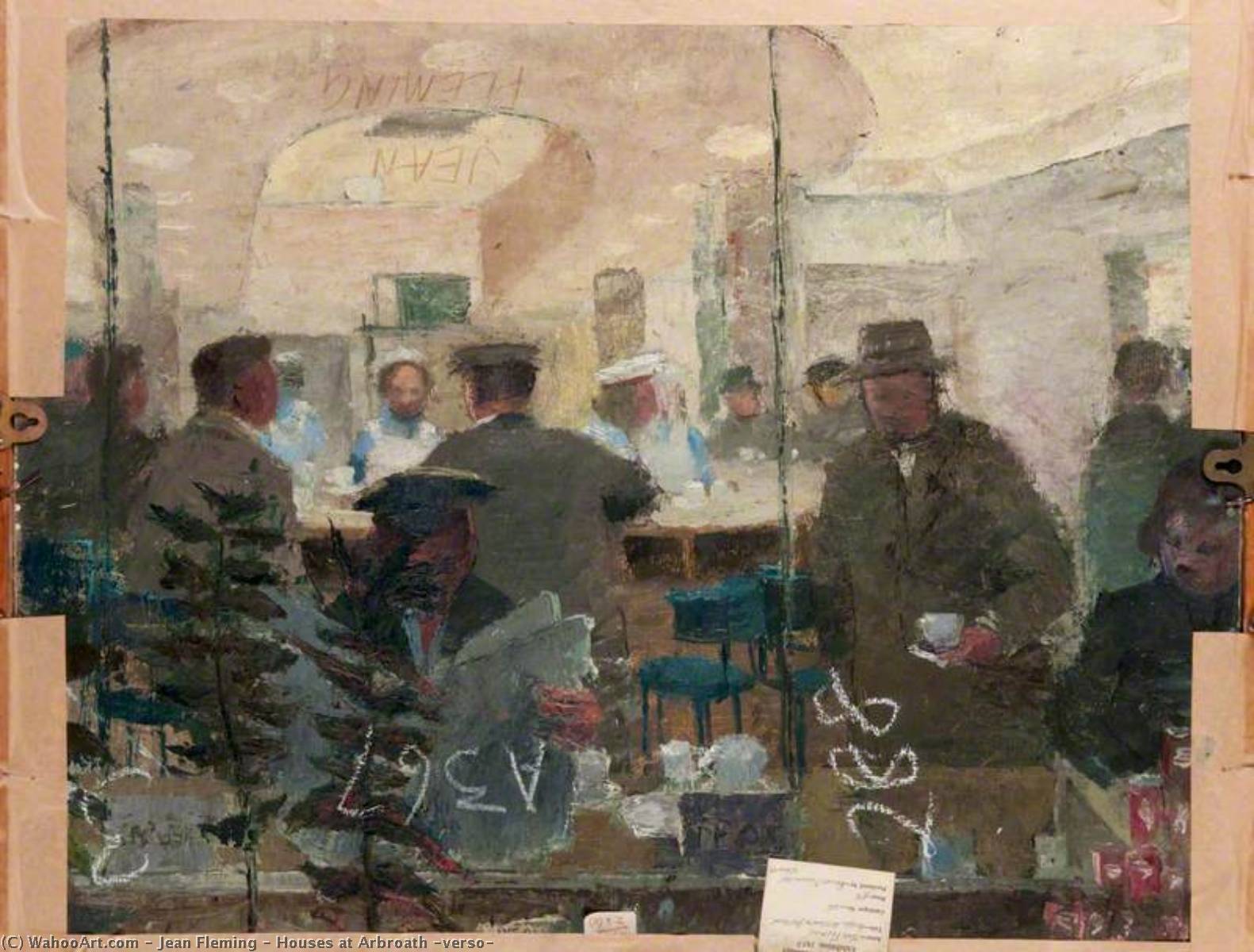 Houses At Arbroath (verso) — Jean Fleming
