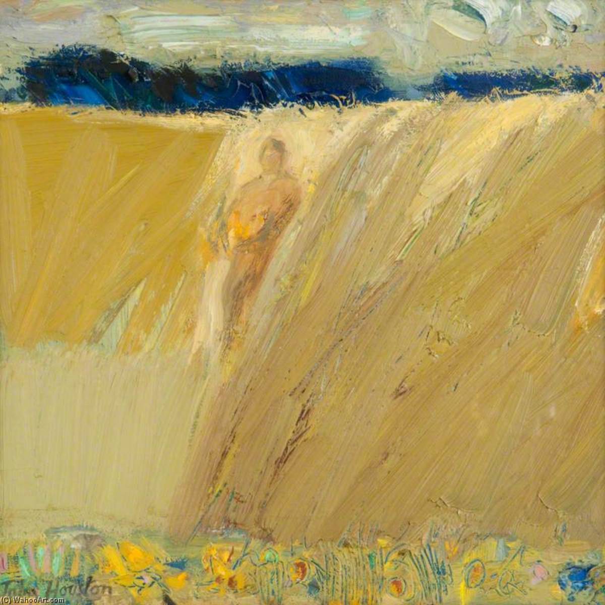Figure In A Cornfield — John Houston