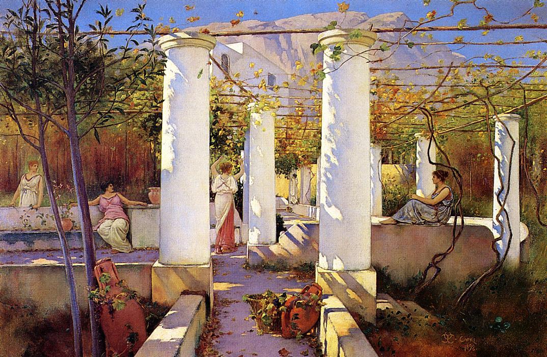 In The Shade Of The Vines, Capri — Charles Caryl Coleman