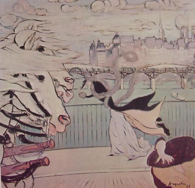 Le Pont Neuf, Paris — Louis Anquetin