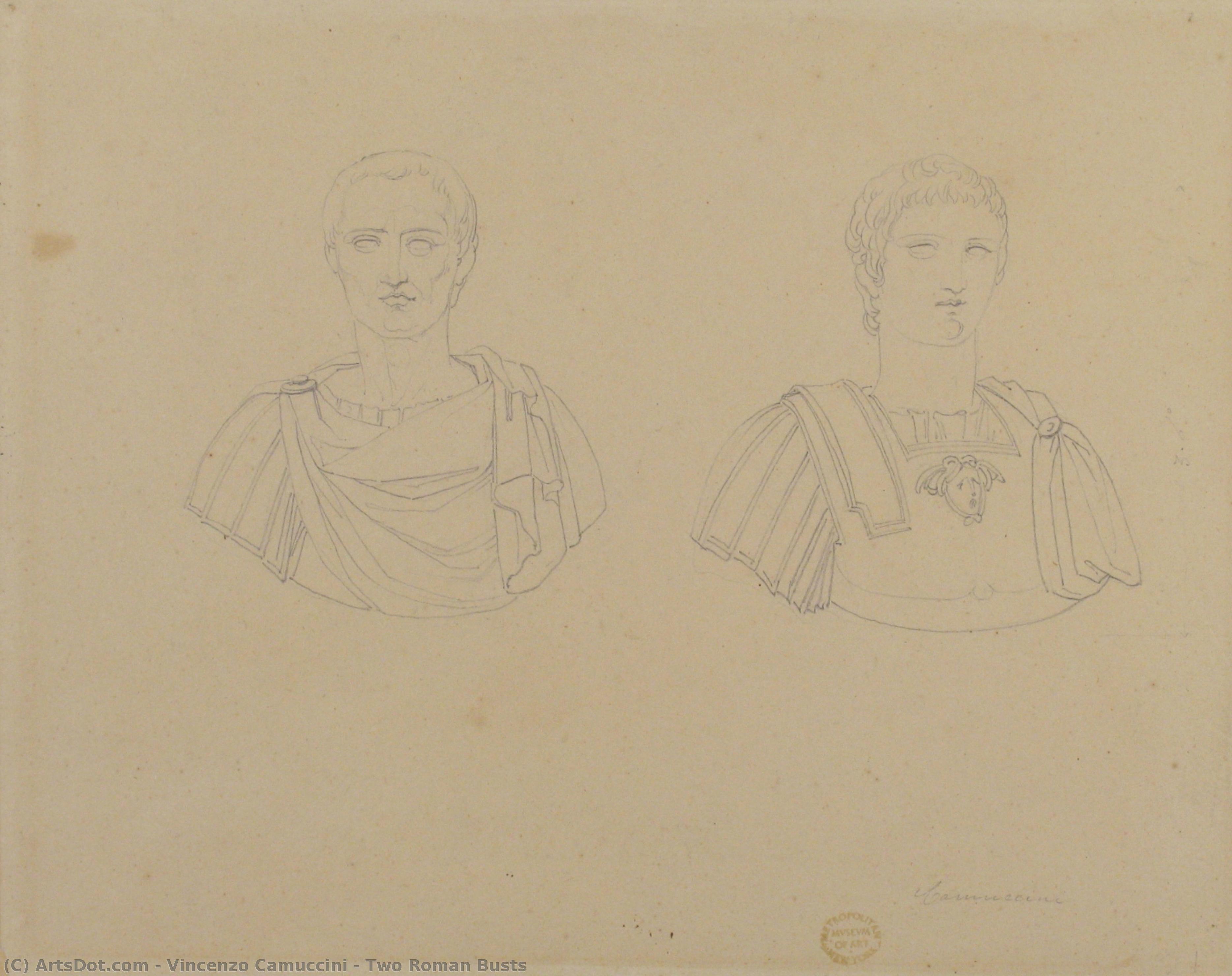 Two Roman Busts — Vincenzo Camuccini