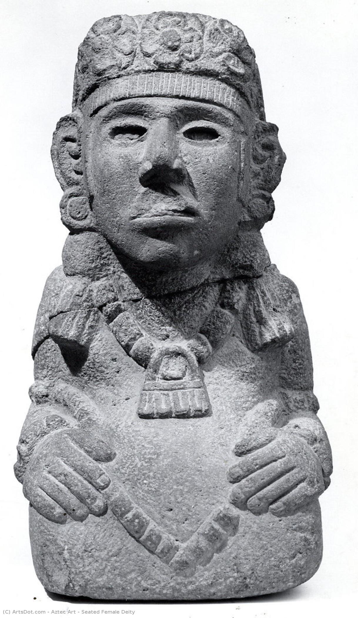 Seated Female Deity — Aztec Empire