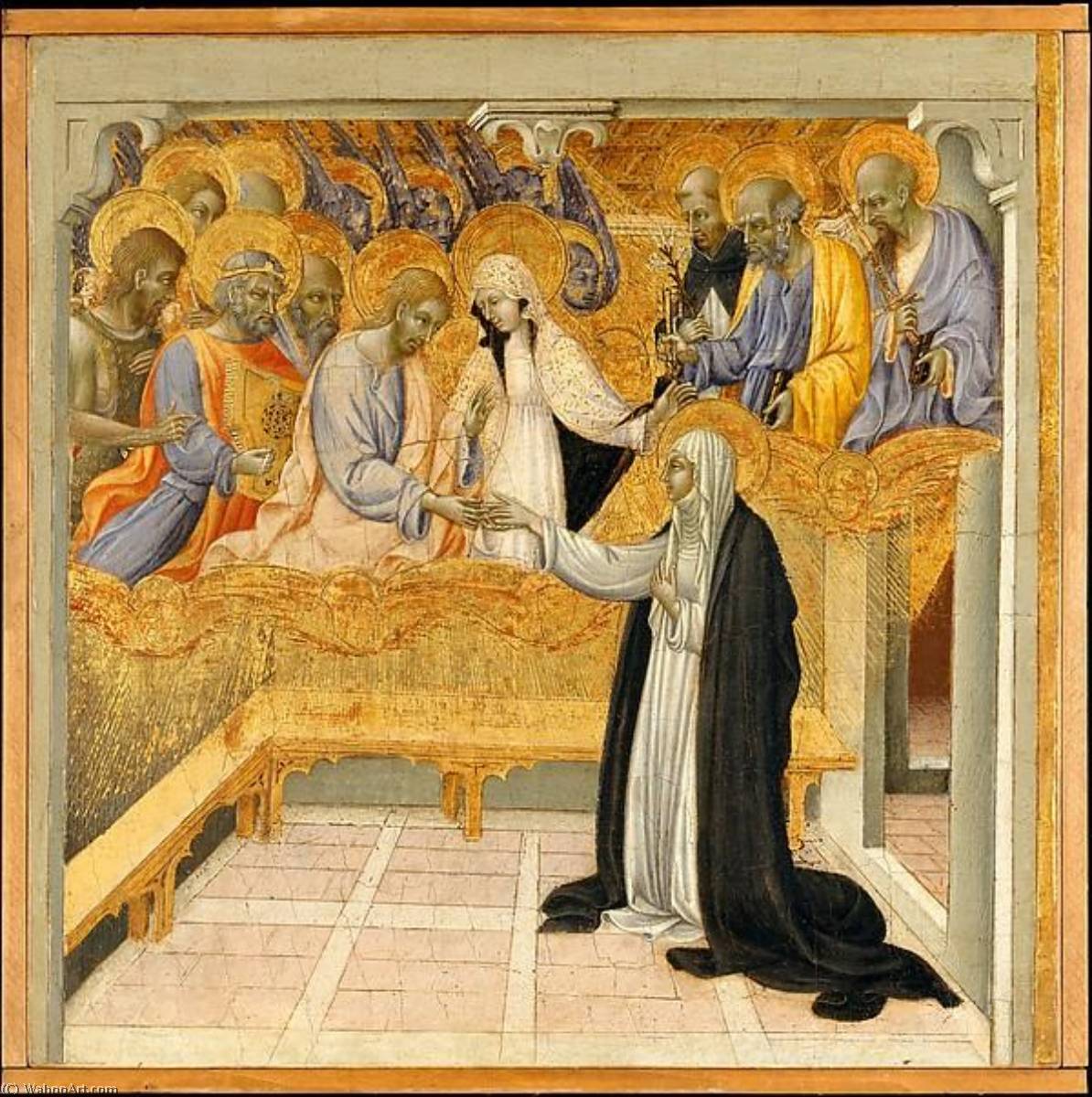 The Mystic Marriage Of Saint Catherine Of Siena — Giovanni Di Paolo Di Grazia