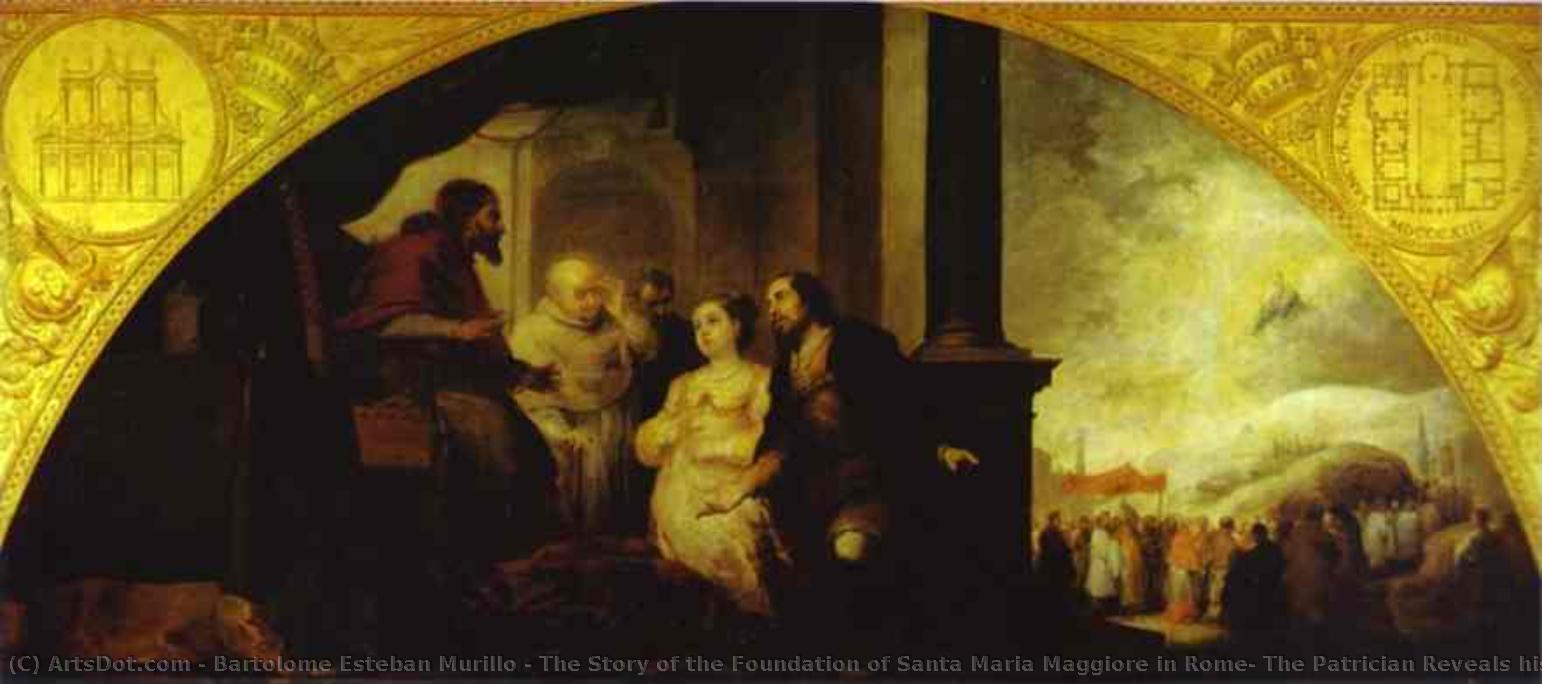 The Story Of The Foundation Of Santa Maria Maggiore In Rome: The Patrician Reveals His Dream To The Pope — Bartolomé Esteban Murillo