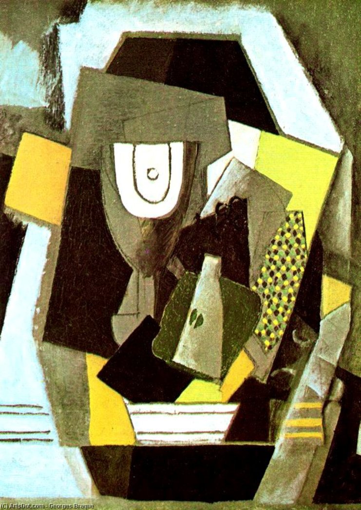 Glass And Pear — Жорж Брак