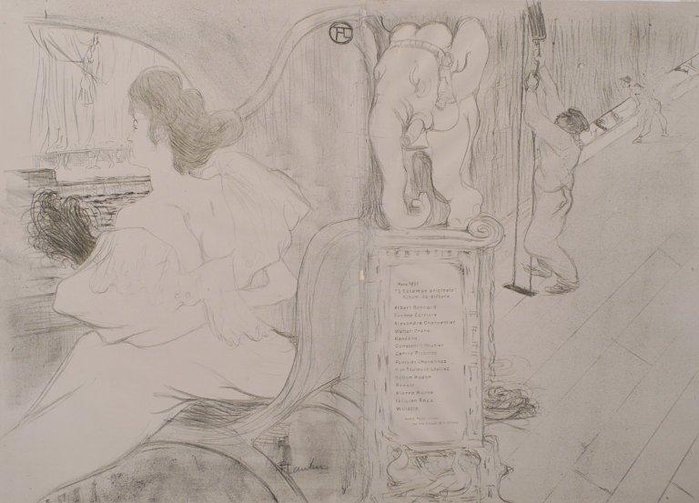 The Original Cover For Print — Henri De Toulouse-lautrec