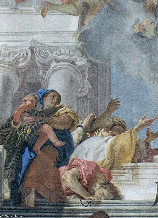 The Institution Of The Rosary (detail) — Giambattista Tiepolo