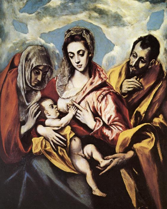 Holy Family With St. Anne — El Greco