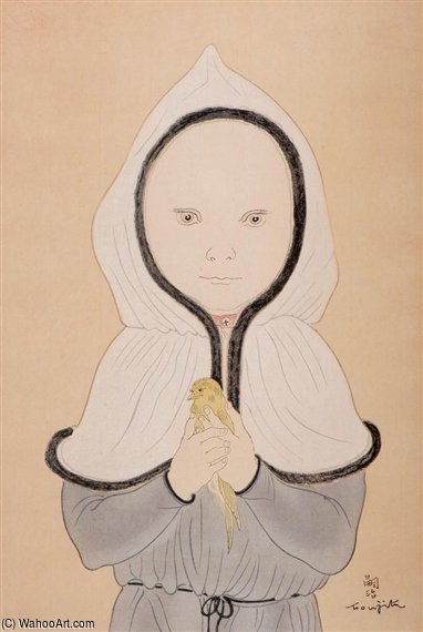 Child With Bird — Léonard Tsuguharu Foujita