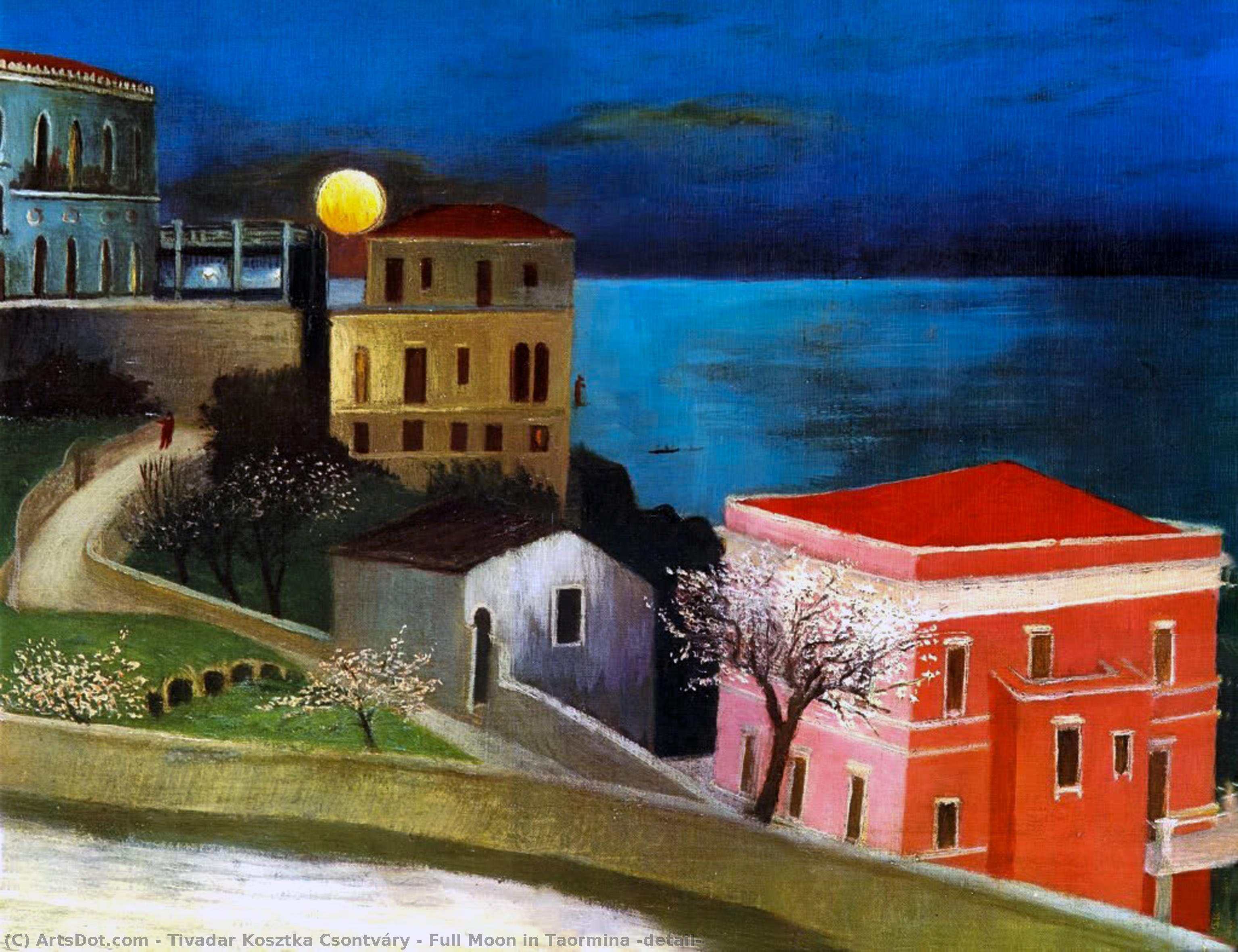 Full Moon In Taormina (detail) — Tivadar Csontváry Kosztka