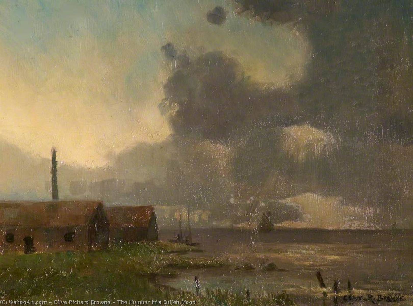 The Humber In A Sullen Mood — Clive Richard Browne