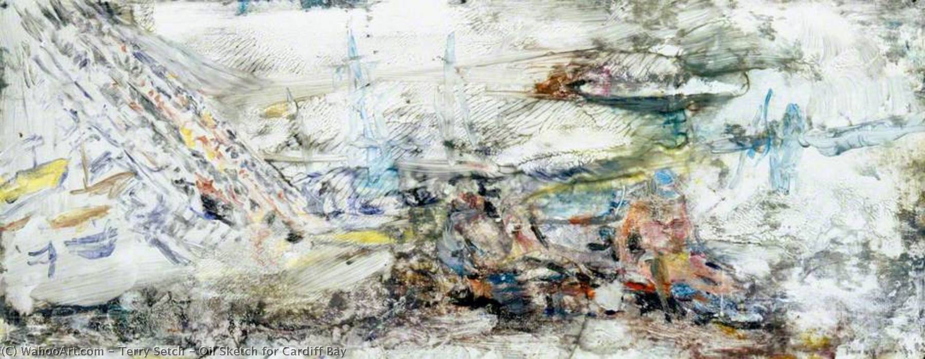 Oil Sketch For Cardiff Bay — Terry Setch