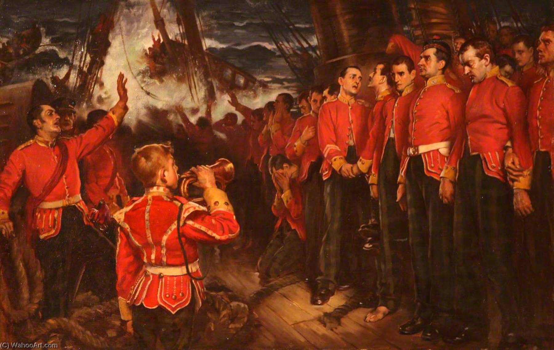 Wreck Of The 'birkenhead' (copy After Thomas Hemy) — Lance Calkin