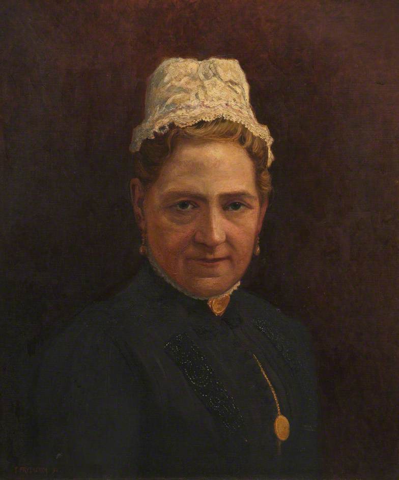 Portrait Of An Unknown Lady With A Lace Cap — Thomas Prytherch