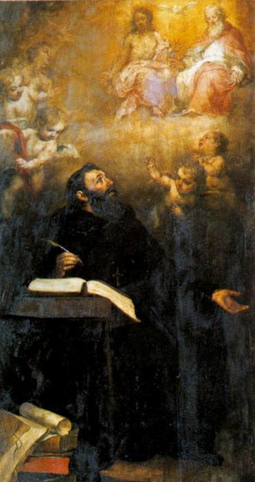 Visión De San Agustín — Bartolomé Esteban Murillo