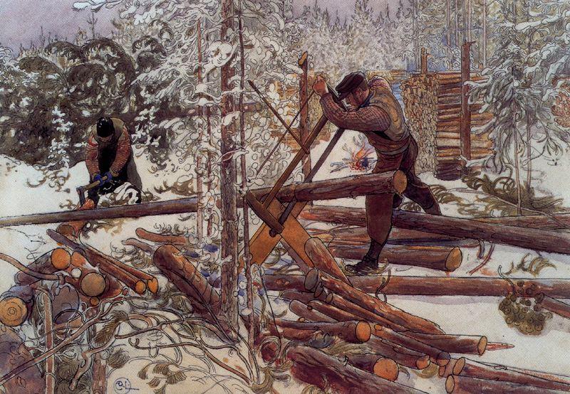 Loggers In The Forest — Карл Ларссон