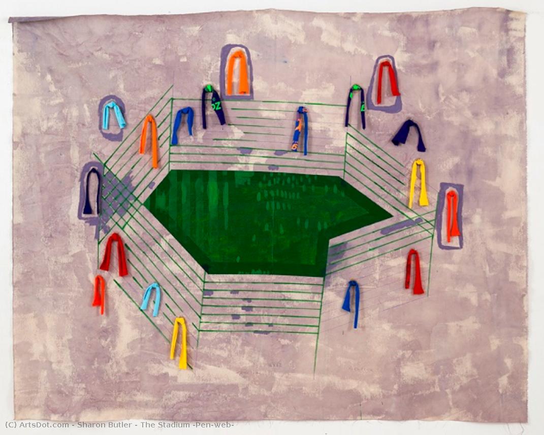 The Stadium (pen/web) — Sharon Butler