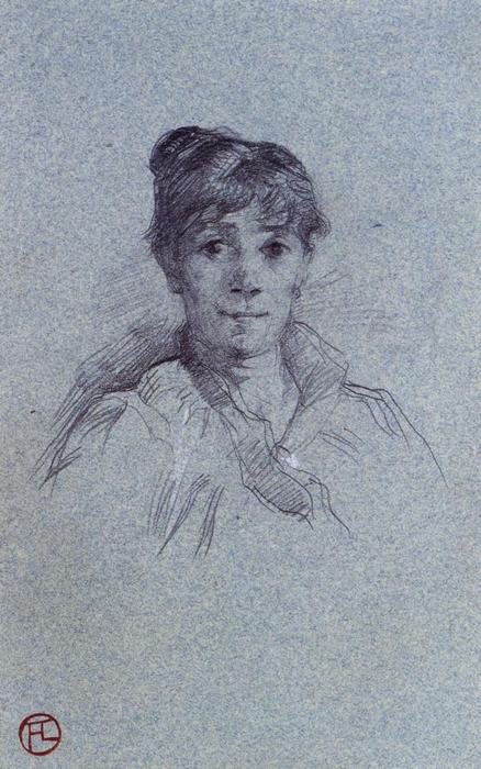 Portrait Of A Woman — Henri De Toulouse-lautrec
