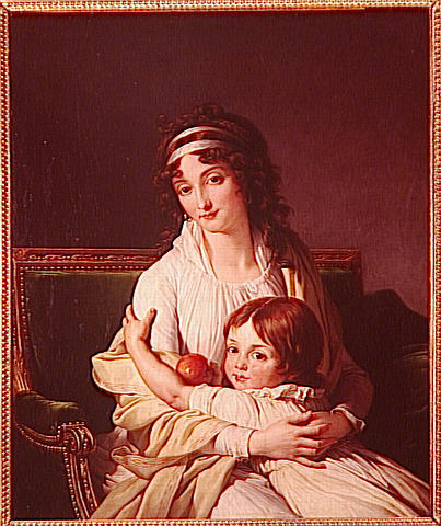 Madame Boyer Fonfrede Et Son Fils Henri — Fransoa Andre Vinsan
