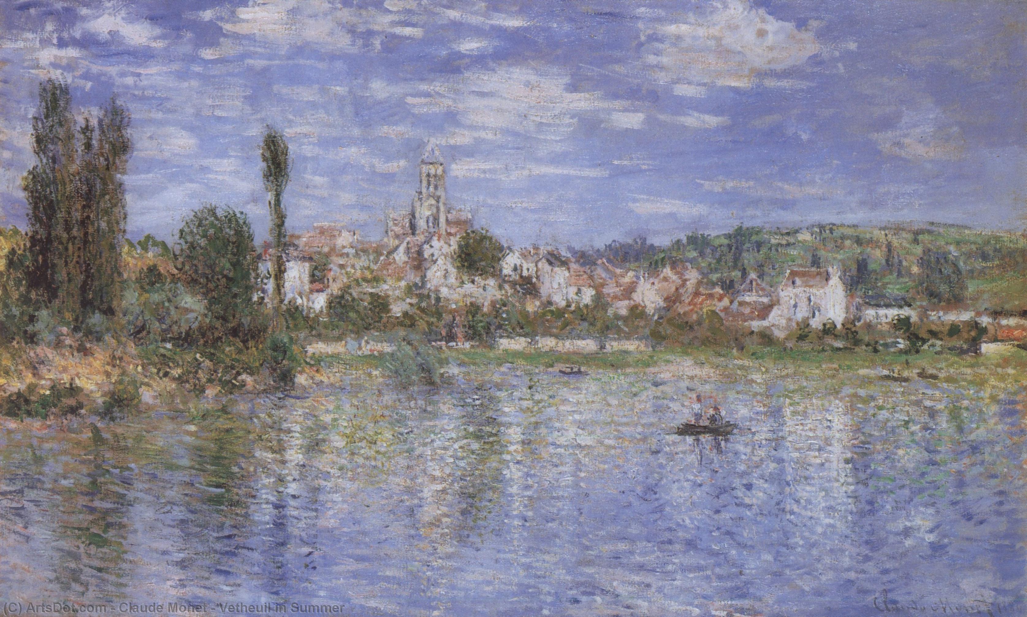 Vetheuil In Summer — Claude Monet