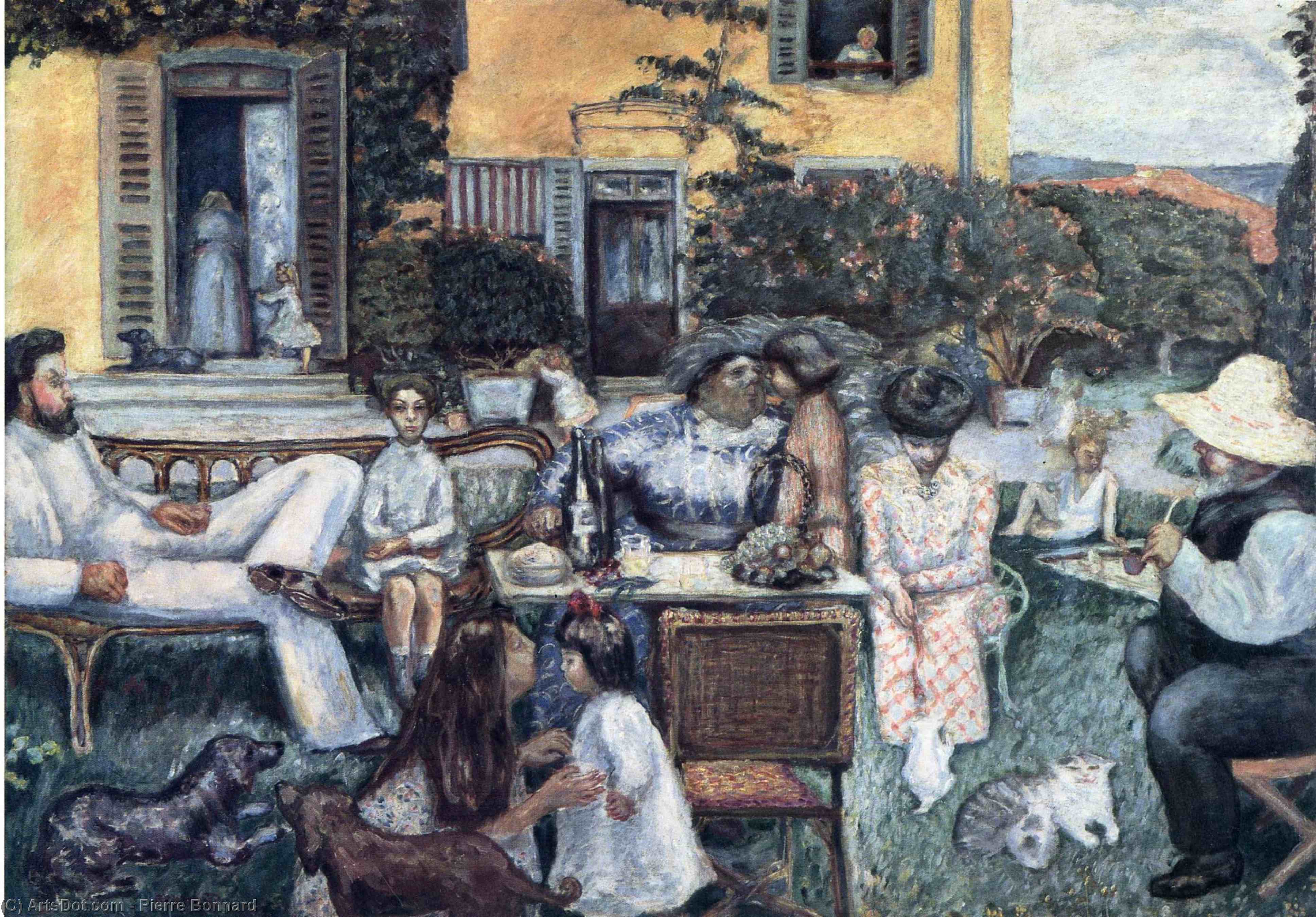 The Bourgeois Afternoon Or The Terrasse Family — Pierre Bonnard