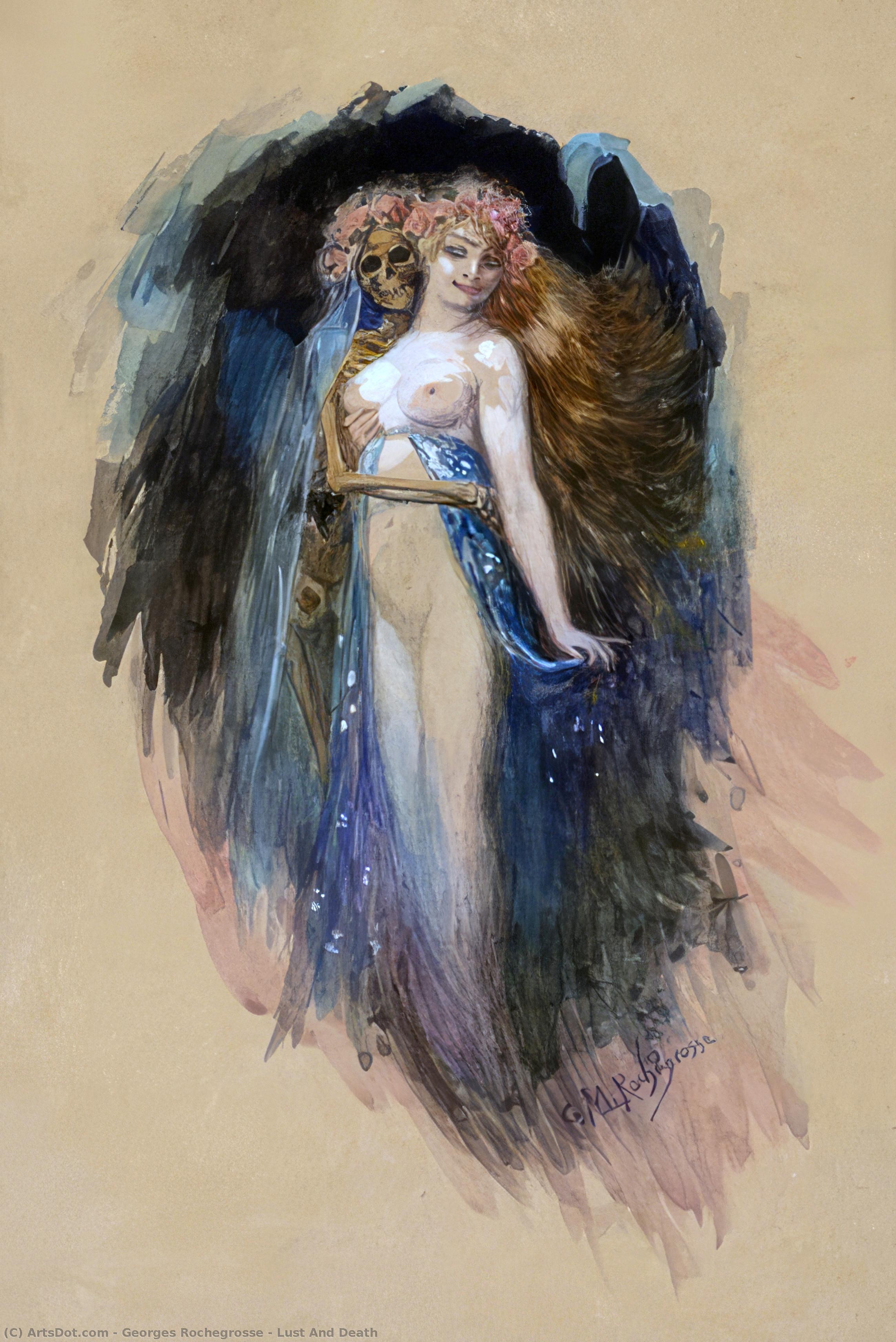 Lust And Death — Georges Antoine Rochegrosse