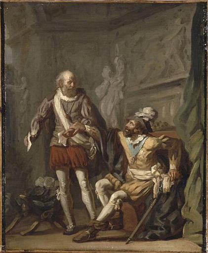 Sully Déchirant La Promesse De Mariage D'henry Iv À Henriette D'entragues — Henri Pierre Danloux