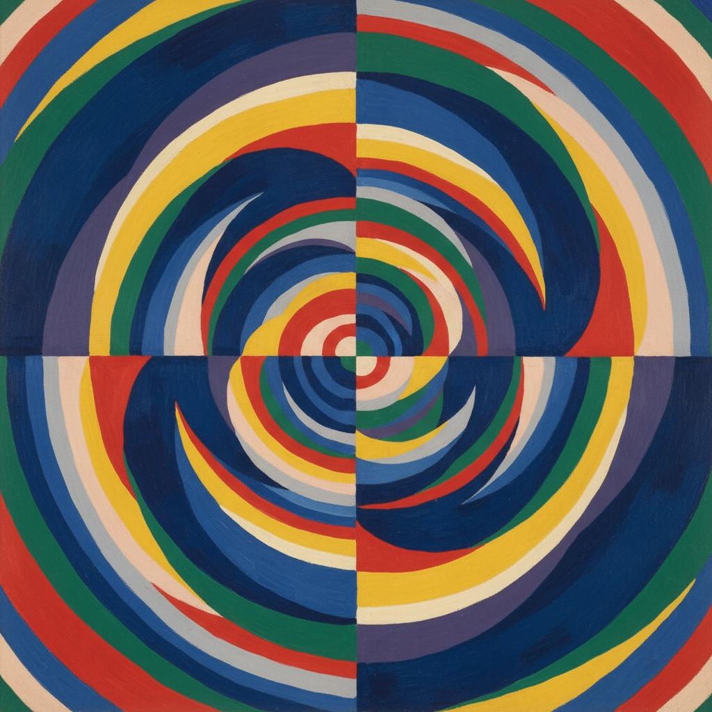 Chromatic Vortex: A Symphony Of Kinetic Radiance — Marc Duvallier