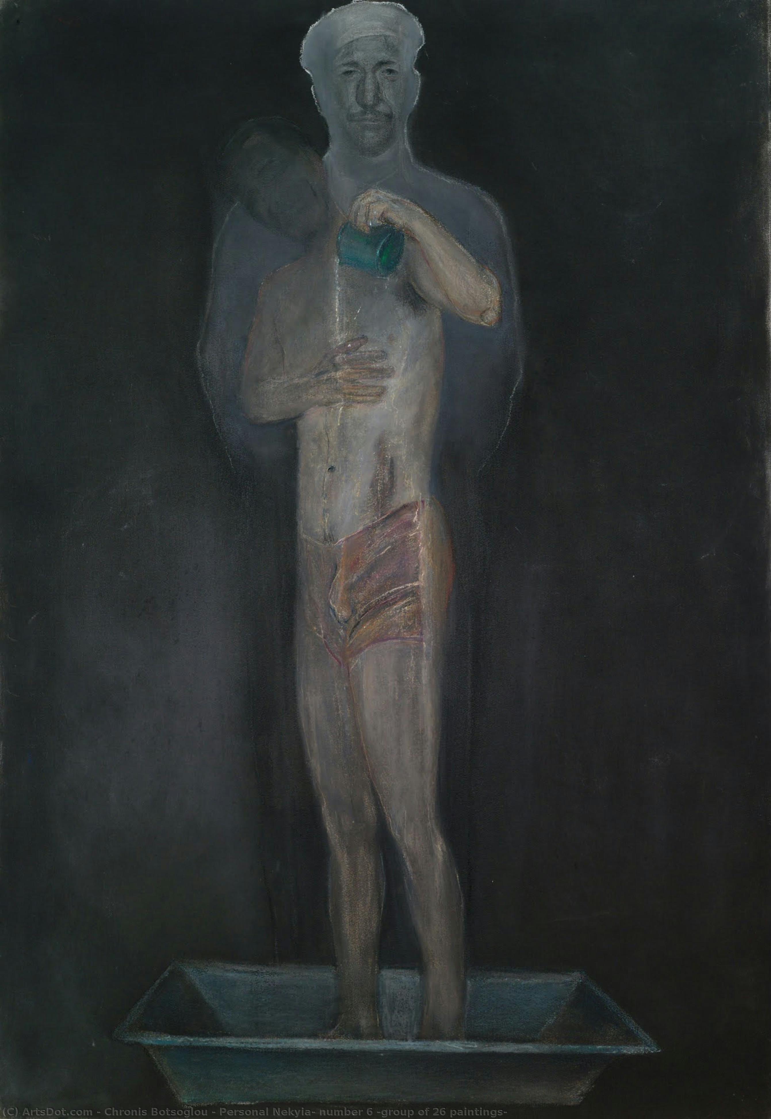 Personal Nekyia, Number 6 (group Of 26 Paintings) — Chronis Botsoglou