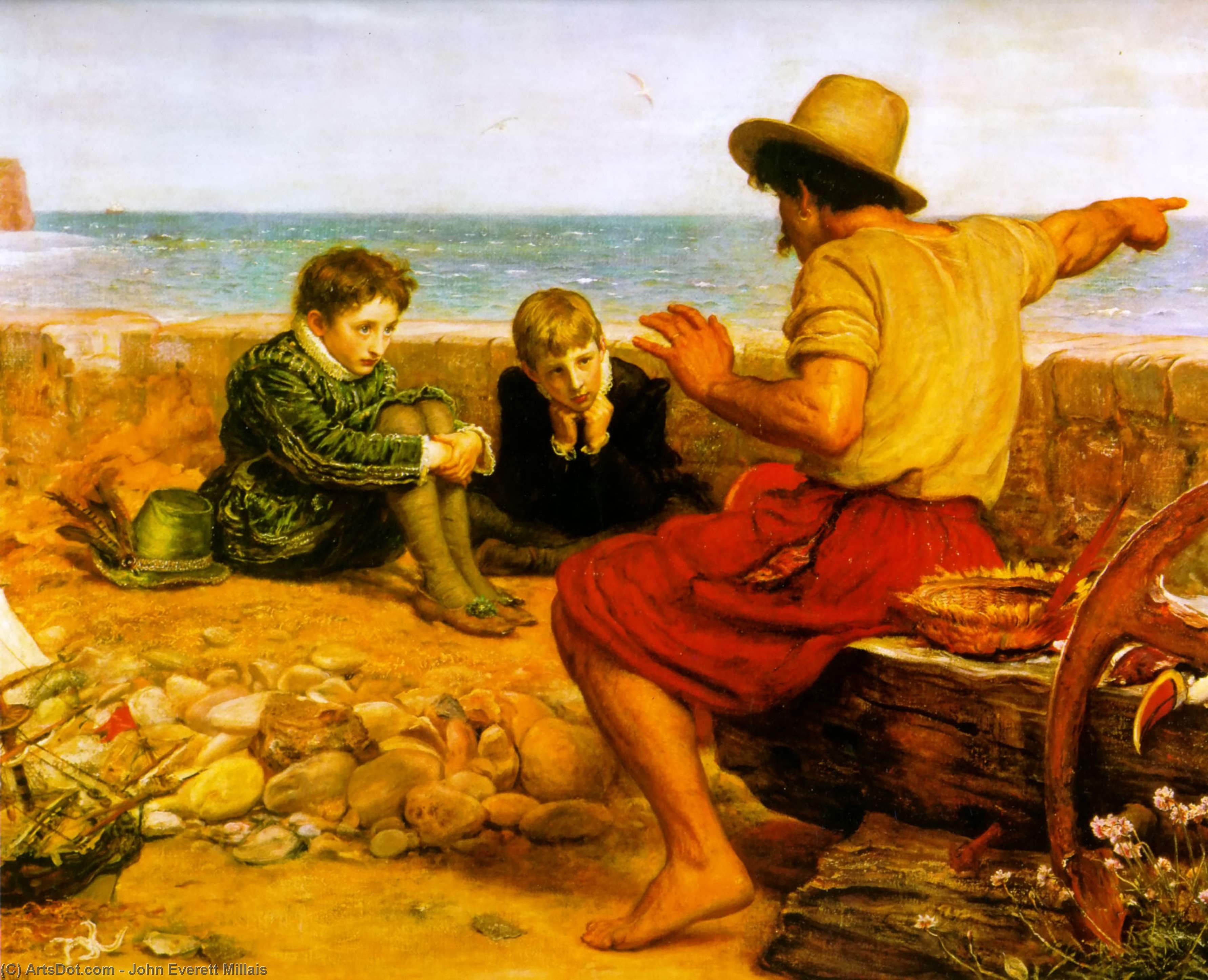 The Boyhood Of Raleigh — Sir John Everett Millais