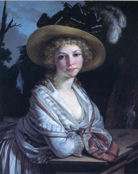 Portrait Of A Young Woman — Pierre-paul Prud'hon