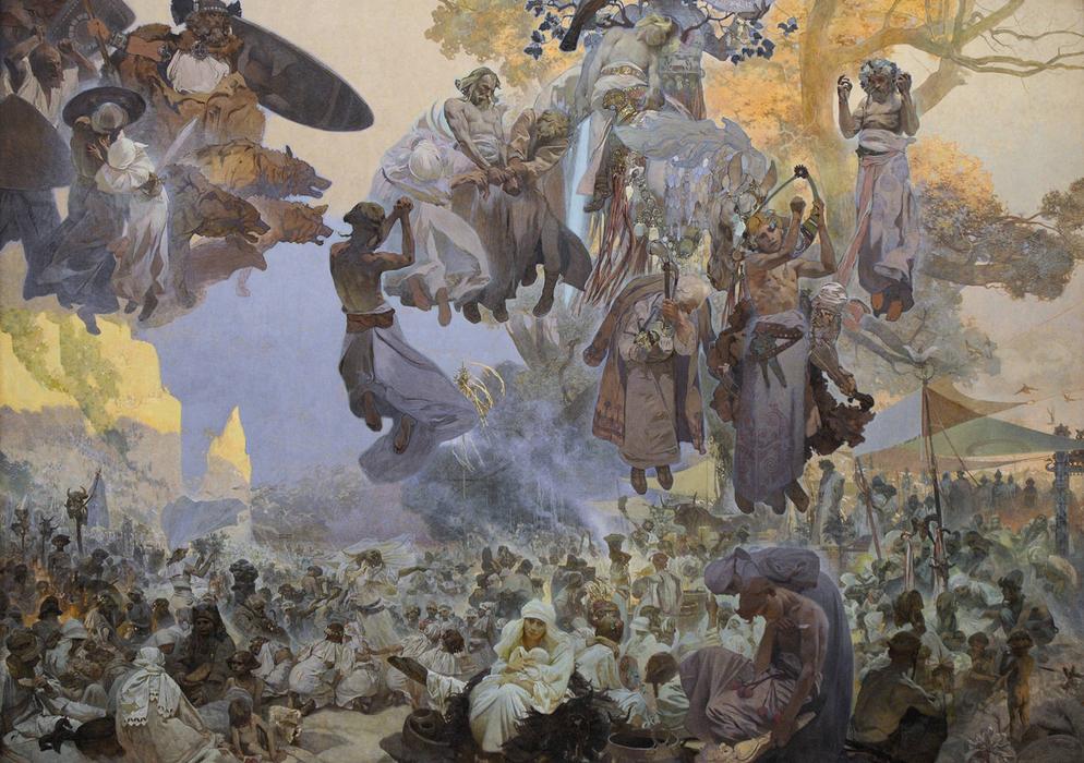 Svantovit Celebration On The Island Of Rügen — Alphonse Mucha