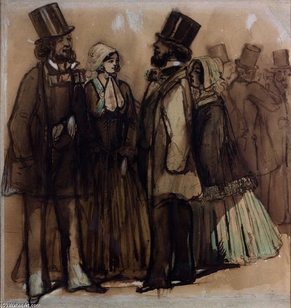 Meet At The Boardwalk — Constantin Guys