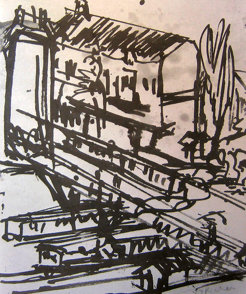 The Railway Overpass — Ernst Ludwig Kirchner