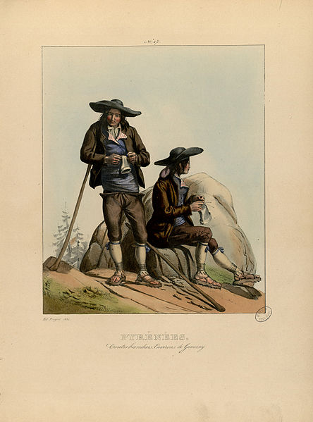 Contrebandiers. Environs De Gavarny — Edouard Pingret