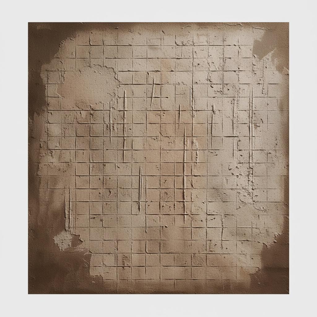 Temporal Erosion: The Silent Resonance Of Weathered Stone And Fragmented Geometry — David Moreau