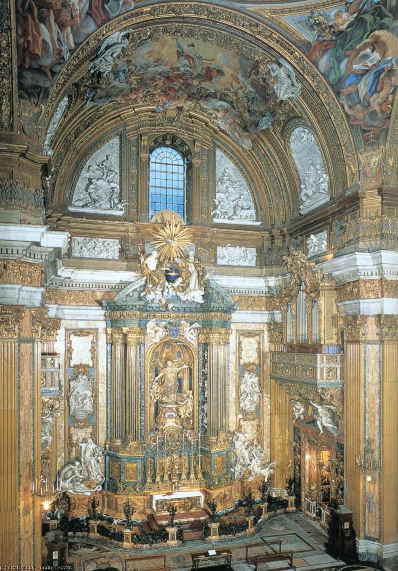 Altar Of St Ignatius Loyola — Andrea Pozzo