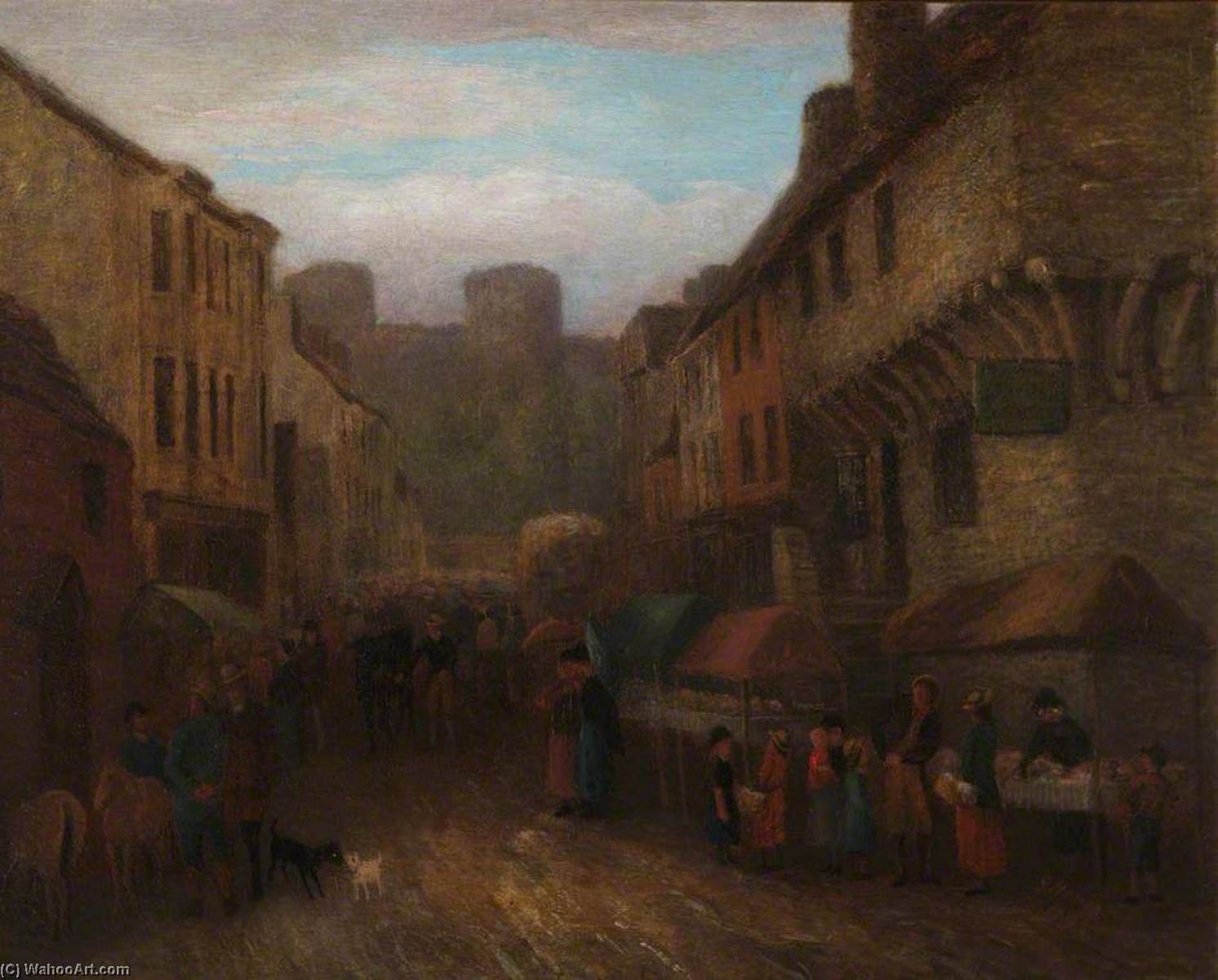 A View Of Castle Street, Conwy — George Hayes