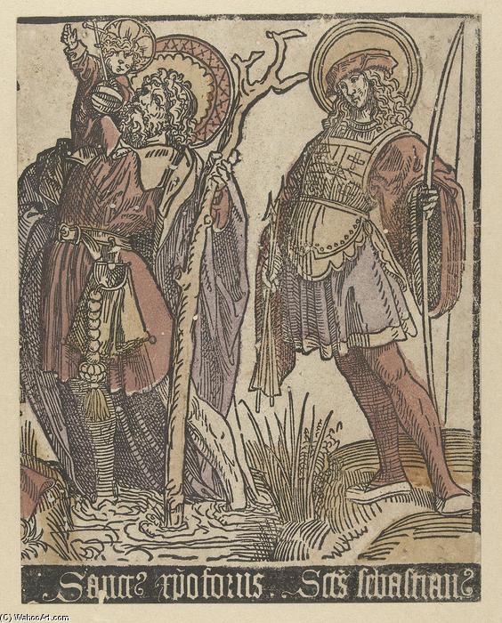The Saints Sebastian And Christopher — Jacob Cornelisz Van Oostsanen