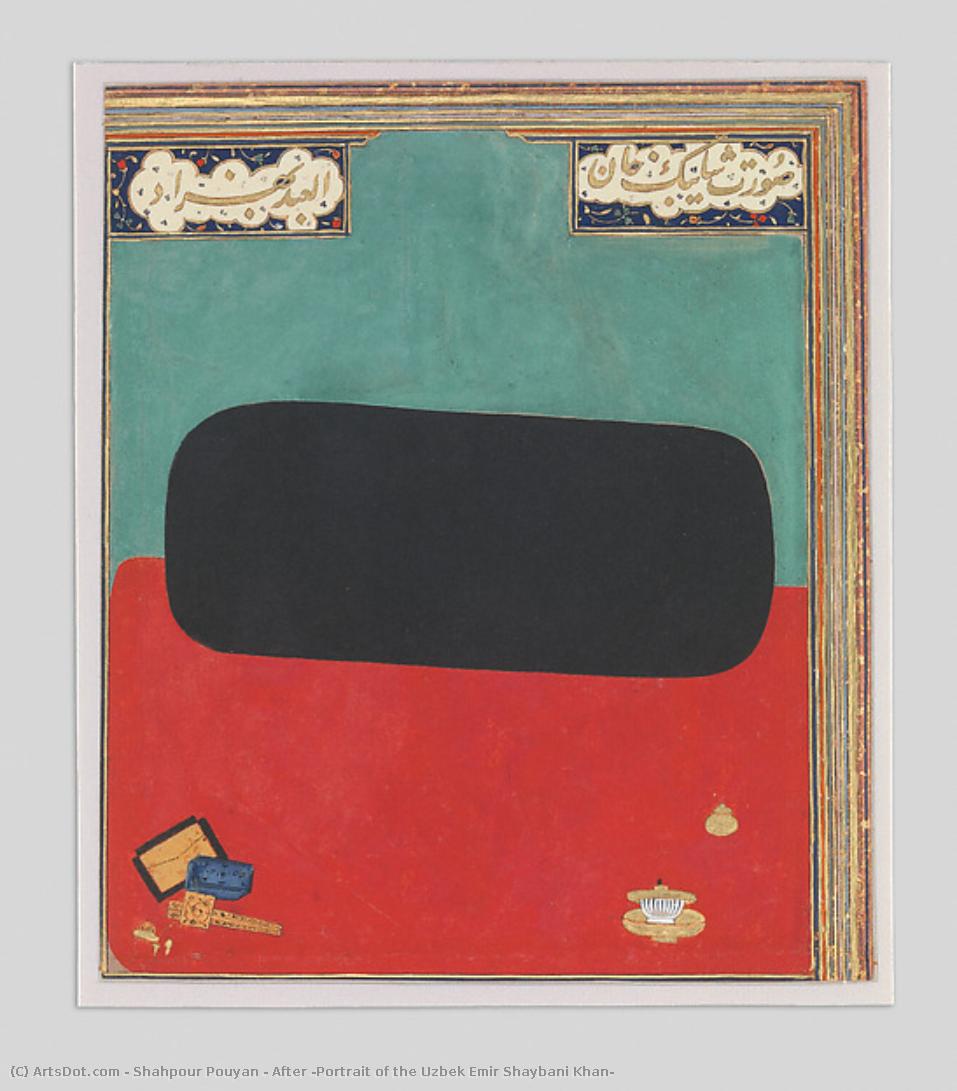 After 'portrait Of The Uzbek Emir Shaybani Khan' — Shahpour Pouyan