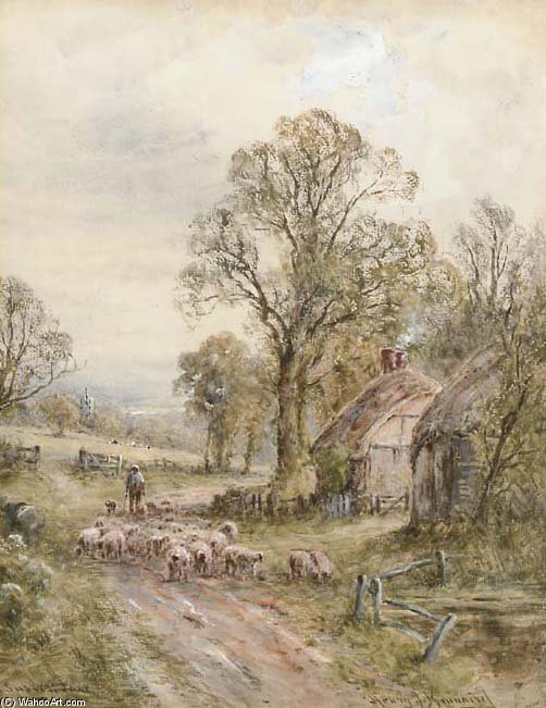 A Sussex Lane; A Country Lane, Perth — Henry John Kinnaird