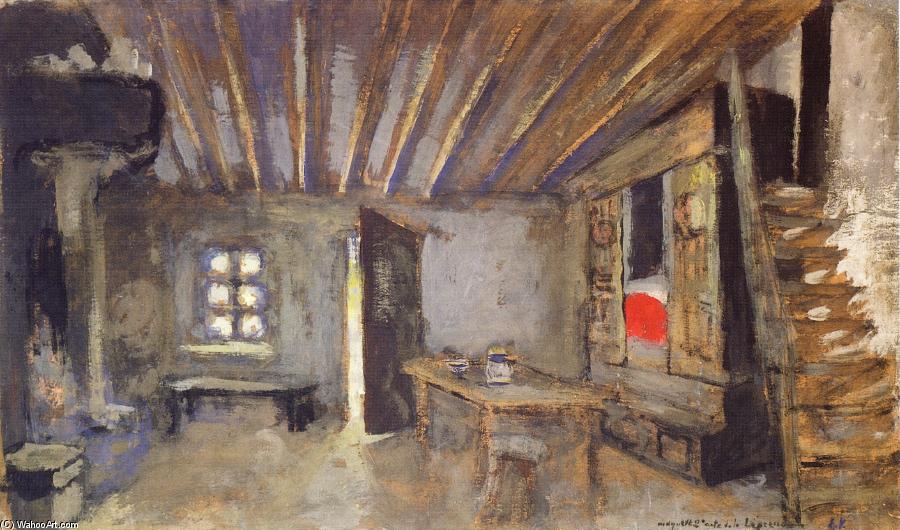 Studio Interior, Model For The Scenery Of La Lepreuse — Jean-édouard Vuillard